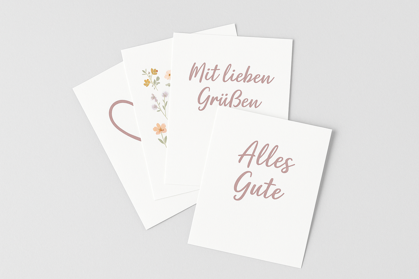 Persönliche Grußkarte mit Wunschtext